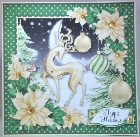 Green and Gold Silhouette 3 by Hazel Underwood