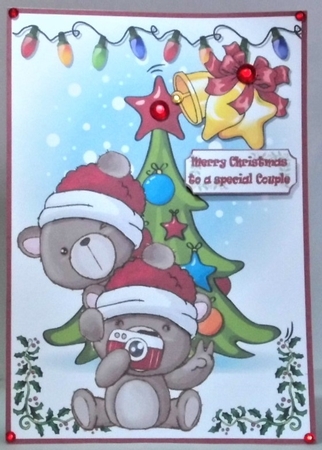 A Christmas selfie A5 by Hazel Underwood