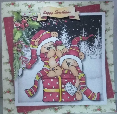 Teddies Box of Pressies  by Hazel Underwood
