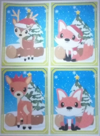 4 Winter woodland toppers 1 by Hazel Underwood