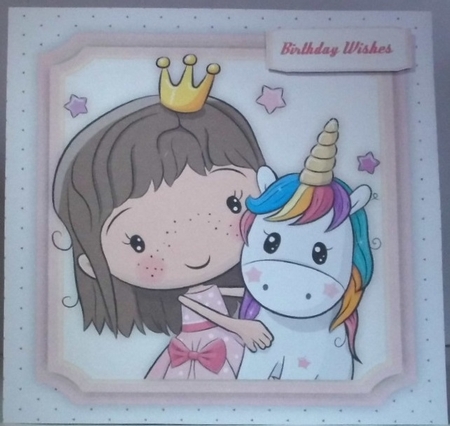 Little Princess and Unicorn  by Hazel Underwood