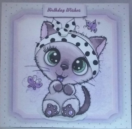 Little Cuttie Kitty 2 by Hazel Underwood
