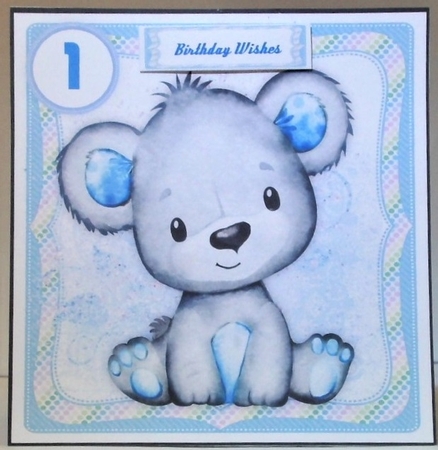 Gorgeous Little Blue Bear  by Hazel Underwood