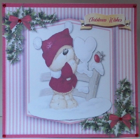 Teds Christmas Heart by Hazel Underwood
