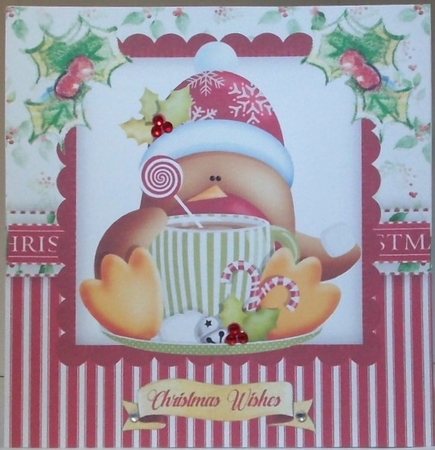 Roxy Robin with Cocoa  by Hazel Underwood