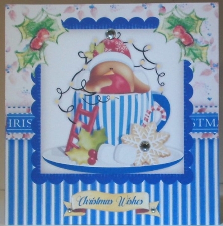 Roxy Robin In a Teacup by Hazel Underwood
