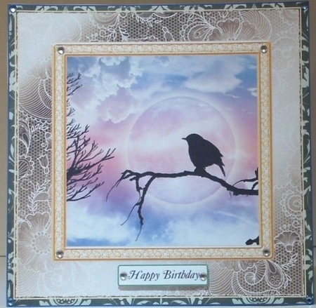 CHOOSE YOUR SENTIMENT PRETTY BIRD SILHOUETTE by Hazel Underwood