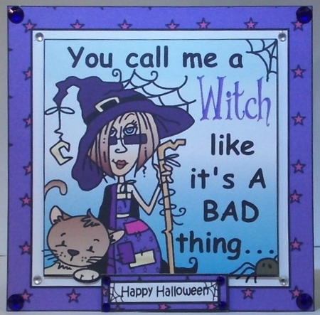 7x7 J.J you call me witch mini kit by Hazel Underwood
