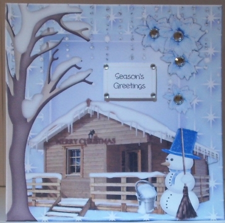 Snowy Cabin Mini Kit by Hazel Underwood