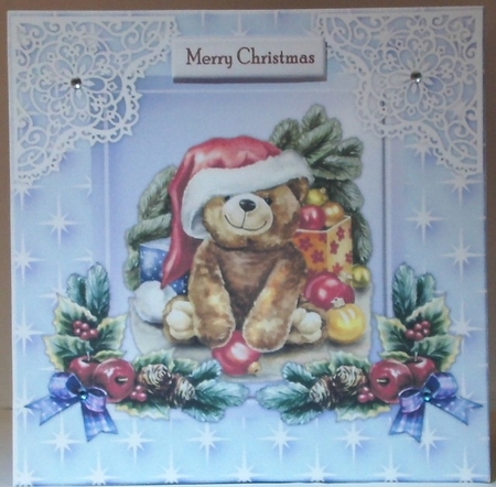 Christmas  Cute Teddie Mini Kit by Hazel Underwood