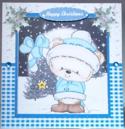 14, Christmas Card fronts with Verse  by Hazel Underwood