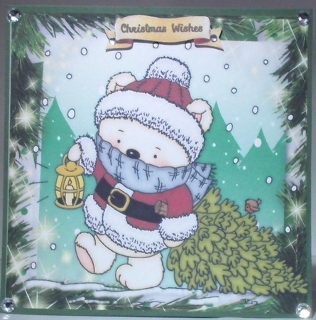 14, Christmas Card fronts with Verse  by Hazel Underwood