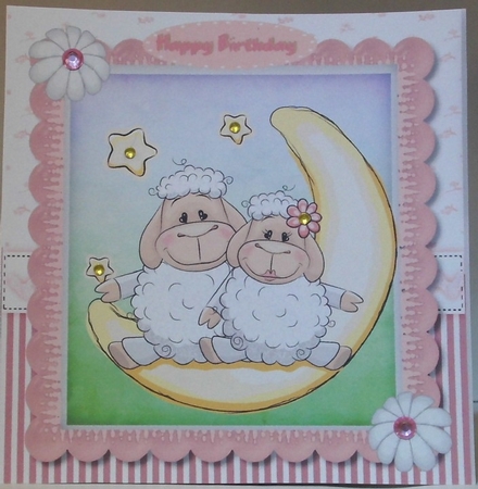Love Ewes  To The Moon and Back  by Hazel Underwood