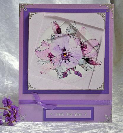Posy and Pearls Quick Card Twisted Spiral Side Stacker by Hazel Kinvig-Paul