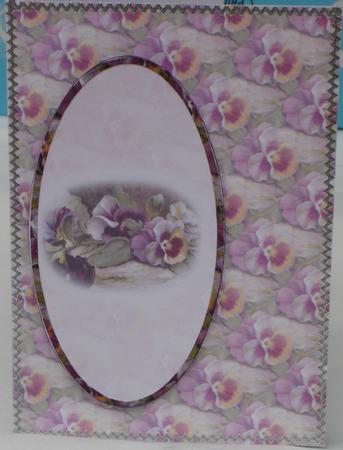 Pansy Parade Backing Paper 2 by Heather Beechey