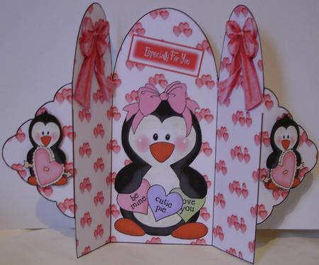 Cutie Little Penguin, Trifold by Heather Beechey