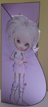 Lissie Fairy Teardrop Card by Heather Beechey