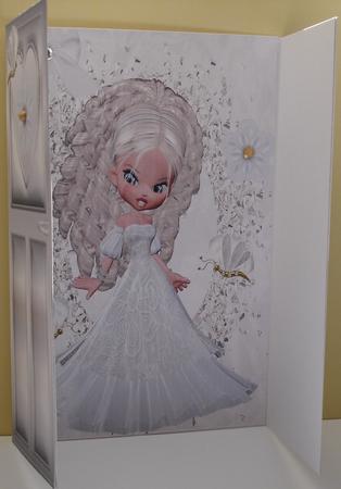 Little Princess with Butterflies, Gatefold by Heather Beechey