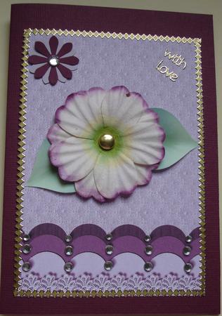 Lace Scallops & Pearls Backing Paper 3 by Heather Beechey