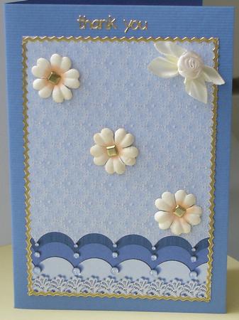 Lace Scallops & Pearls Backing Paper 5 by Heather Beechey
