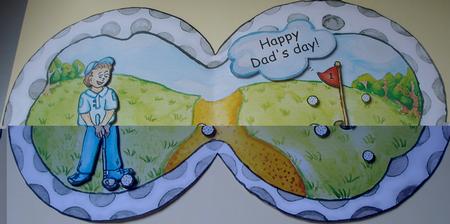 Have Fun with Golf-shaped Card by Heather Beechey