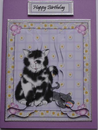 Kitty Puss Side Stacker Bracket by Heather Beechey