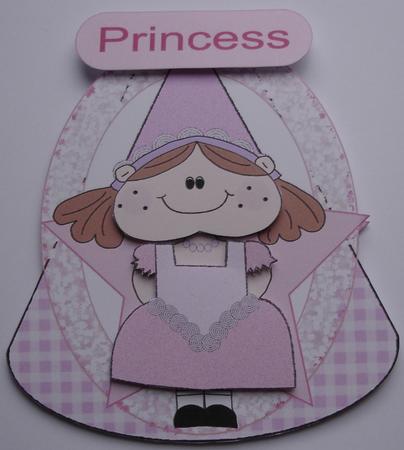 Princess Birthday Wobble Card by Heather Beechey