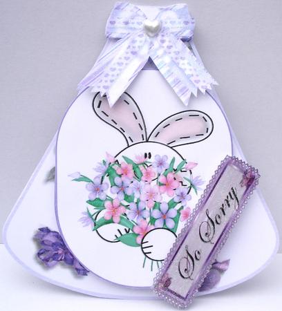 Sorry Bunny Wobble by Heather Beechey