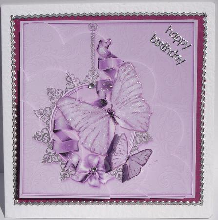 Lilac Butterfly by Heather Beechey
