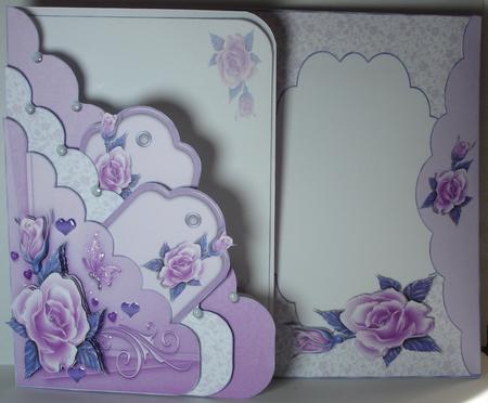 Roses of Romance Scalloped Pocket Card Kit by Heather Beechey
