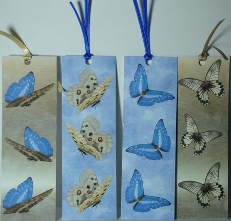 Butterfly Bookmarks by Heather Beechey
