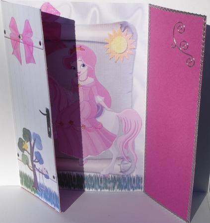 My Pink Pony with Princess in Pink, Gatefold by Heather Beechey