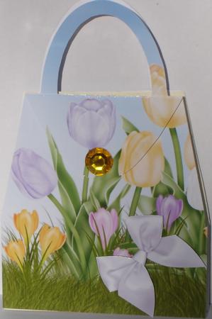 Spring Time Handbag Card by Heather Beechey
