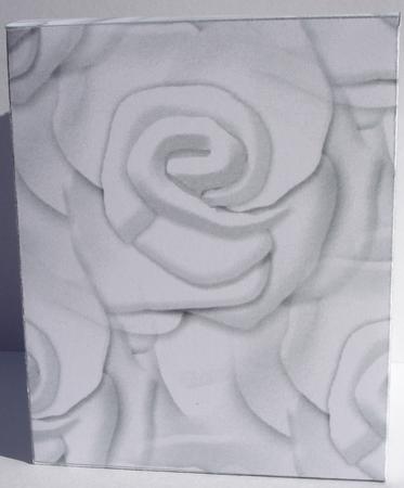 Soft White Roses Tall Slim Gift Box by Heather Beechey