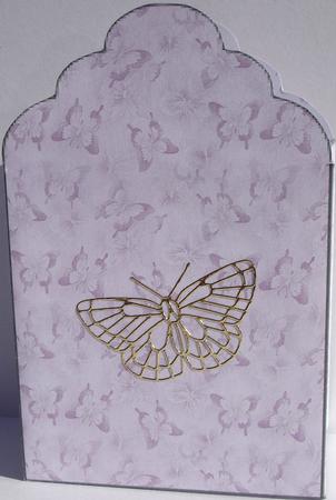 Pink Butterflies Tag Gift Box by Heather Beechey