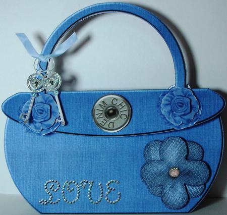 Denim Handbag Kit by Heather Beechey
