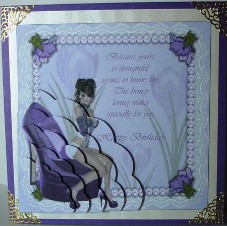 Lady on Shoe with Framed Verse by Heather Beechey