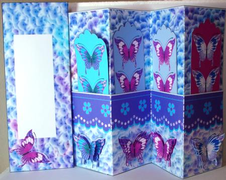 Butterfly Bookmark Pocket Card Kit by Heather Beechey