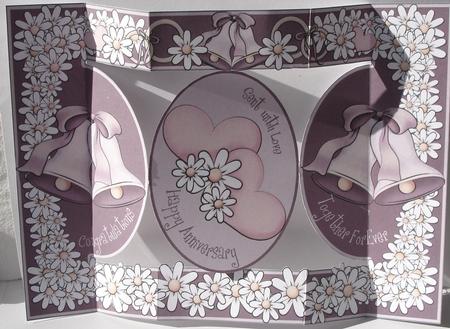 Together Forever - Tri-fold Quick Card by Heather Beechey