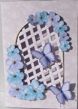 Hibiscus - Trellis Card Kit by Heather Beechey
