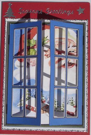 Through My Window Santa Dont Forget Me by Heather Beechey