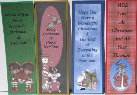Christmas Bookmarks by Heather Beechey