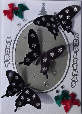 Christmas Butterflies by Heather Beechey