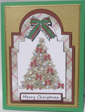Xmas Tree Shaped Front by Heather Beechey