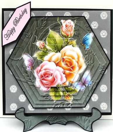 Rosieglow Plate Card Sheet by Heather Beechey