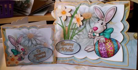 Triangle Base Mini Kit - Easter Bunny Wishes #1 by Heather Beechey