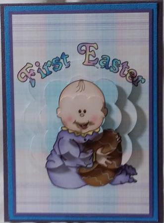 Baby First Easter Scalloped Pyramid by Heather Beechey