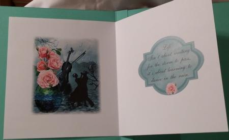 Dancing in the Rain Insert and Verse by Heather Beechey
