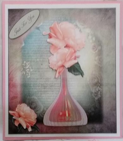 Summer Roses Topper with Decoupage by Heather Beechey