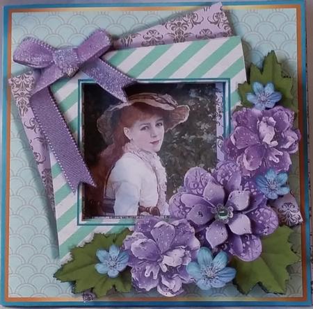 Aperture Collage Mini-kit - Lavender Lady by Heather Beechey